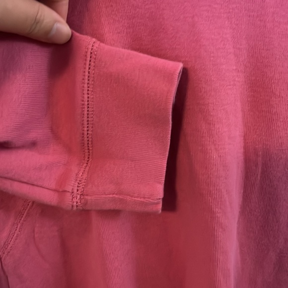 J. Crew 3/4 Sleeve Pink V-neck 100% Cotton Top XS - Picture 5 of 13